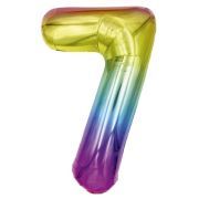 25in NUMBER 7 MULTI FOIL BALLOON