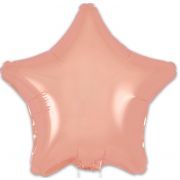 9in ROSE GOLD STAR FOIL BALLOON
