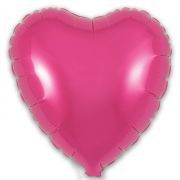 9in PINK HEART FOIL BALLOON