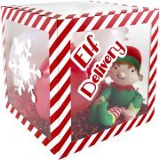 XMAS CANDY STRIPE BALLOON BOX