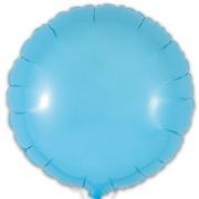 9in MATTE BLUE ROUND FOIL BALLOON
