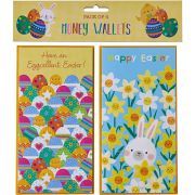 4PK DAFFODILS/EGGS EASTER MONEY WALLE
