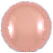 9in ROSE GOLD ROUND FOIL BALLOON