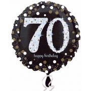 18IN 70TH GOLD SPARKLES FOIL