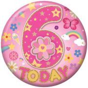 5.5cm AGE 6 FEMALE BADGE