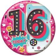 5.5cm AGE 16 FEMALE BADGE