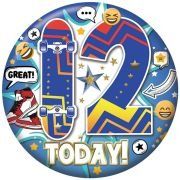 5.5cm AGE 12 MALE BADGE 2
