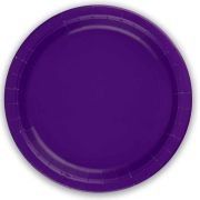8PK 23cm PURPLE PAPER PLATES