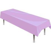 LAVENDER PLASTIC TABLECOVER