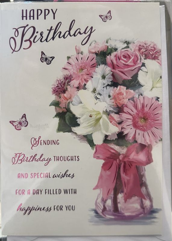 Open birthday blooms