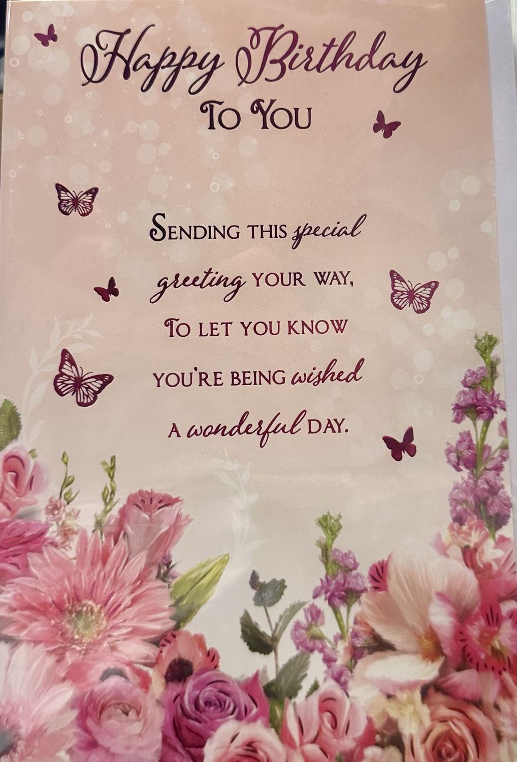 Open birthday blooms 9