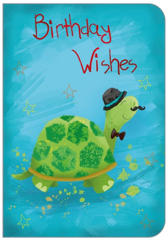 Open Bithday Turtle