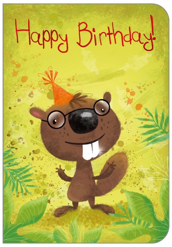 Open Birthday Beaver OTB 17909