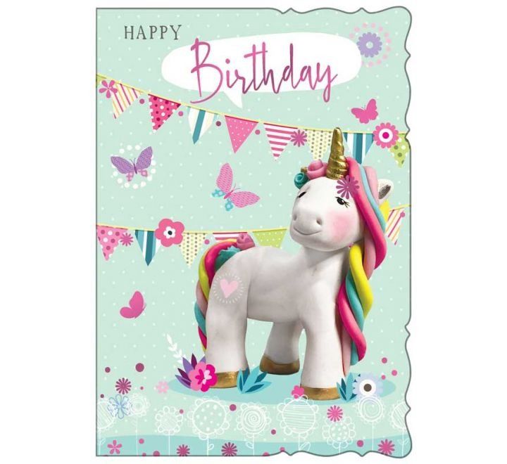 Open Birthday Unicorn OTB17281b