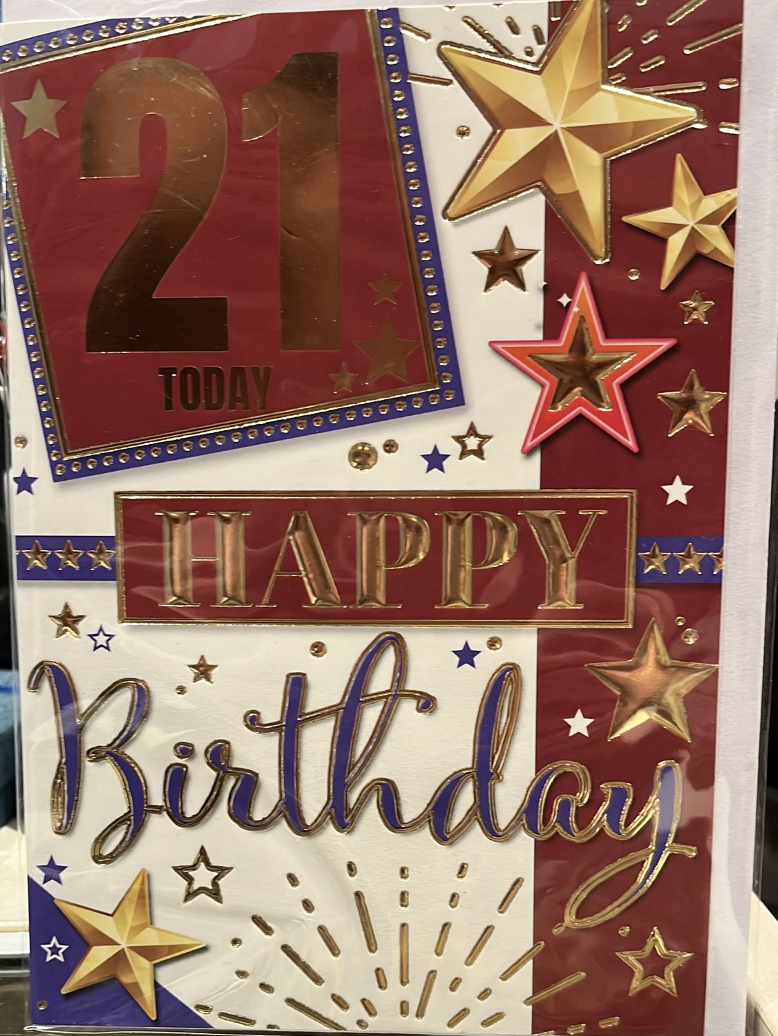 21st red and purple SL50029C