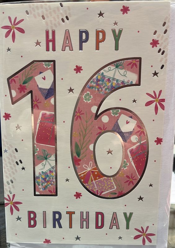 16TH BIRTHDAY GIRL 28SE 27247