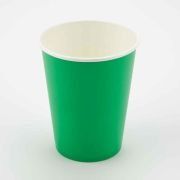8PK 9oz EMERALD GREEN PAPER CUPS