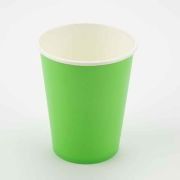 8PK 9oz LIME GREEN PAPER CUPS