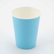 8PK 9oz LIGHT BLUE PAPER CUPS