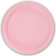 8PK 23cm LIGHT PINK PAPER PLATES