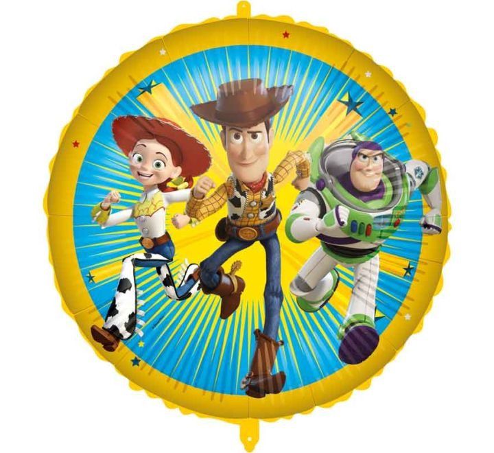 Toy Story Round Foil Balloon – 18" Woody, Buzz &amp; Jessie