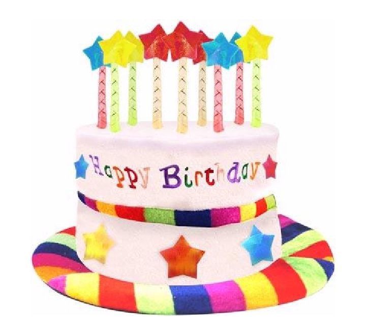 Birthday Cake Rainbow Hat – Novelty Party Hat