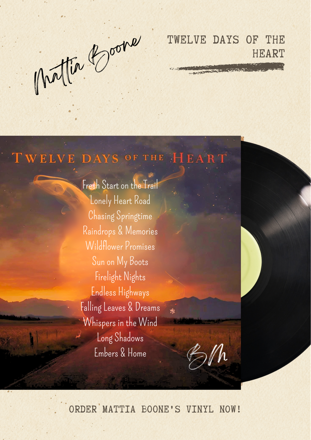 Twelve Days of the Heart Vinyl