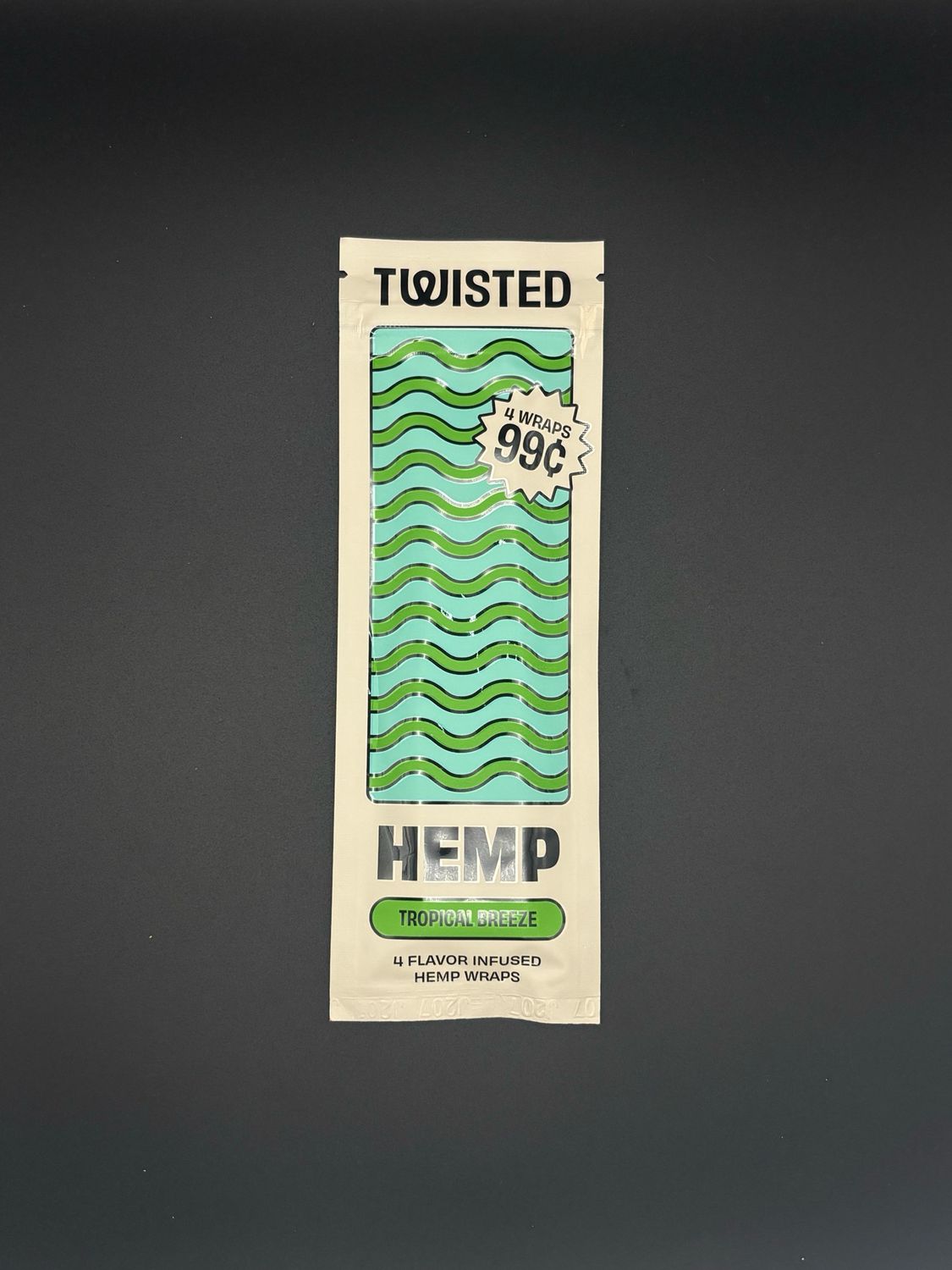 Twisted Hemp Wraps - 4pk - Tropical Breeze