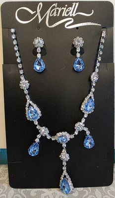 Silver and Blue Set     Brand: Mariell