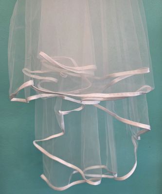 Ivory - Two Tier - Satin Edge - FInger Tip