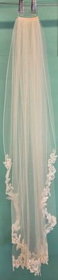 Ivory - 1/2 Lace Edge - Butt Length