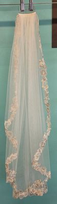 Ivory - Full Lace Edge w/ Rhinestones
