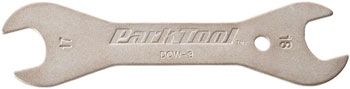 Park Tool DCW-3 Double-Ended Cone Wrench: 17.0mm and 18.0mm