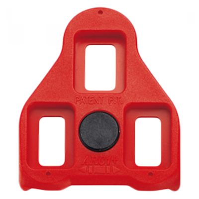 Exustar ARC 1 Look Delta Cleats, 9 Degree Red