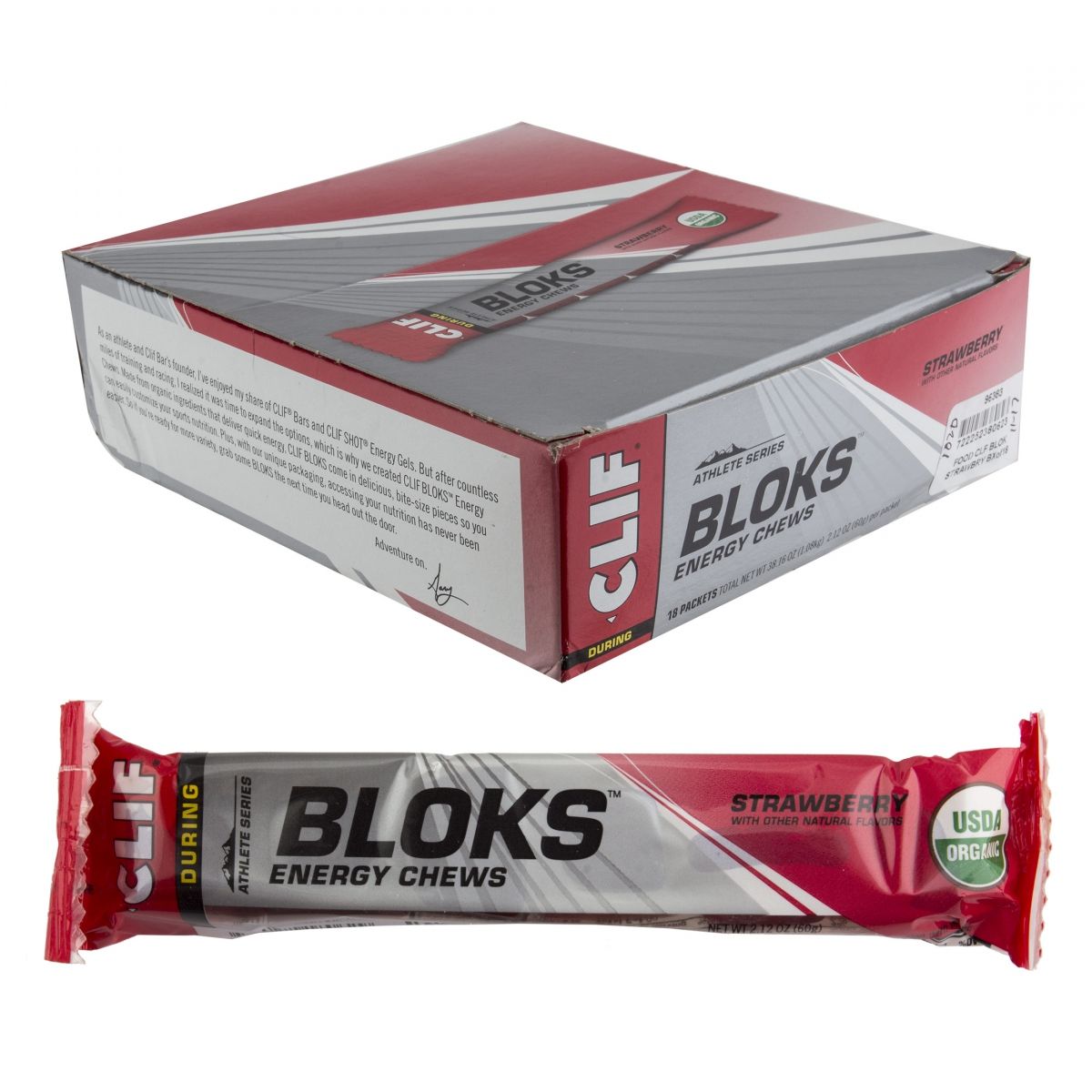 Clif Shot Bloks Strawberry Each