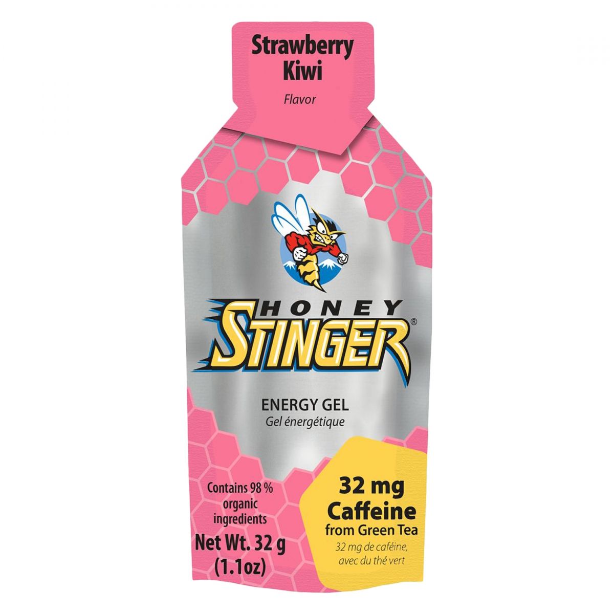 Honey Stinger Organic Energy Gel Strawberry/Kiwi Each