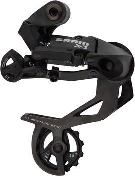 SRAM X3 Rear Derailleur - 7,8,9 Speed, Long Cage, Black