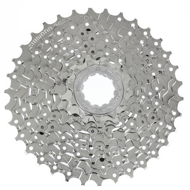 Shimano Alivio CS-HG400 Cassette - 9 Speed, 11-32t, Silver, Nickel Plated