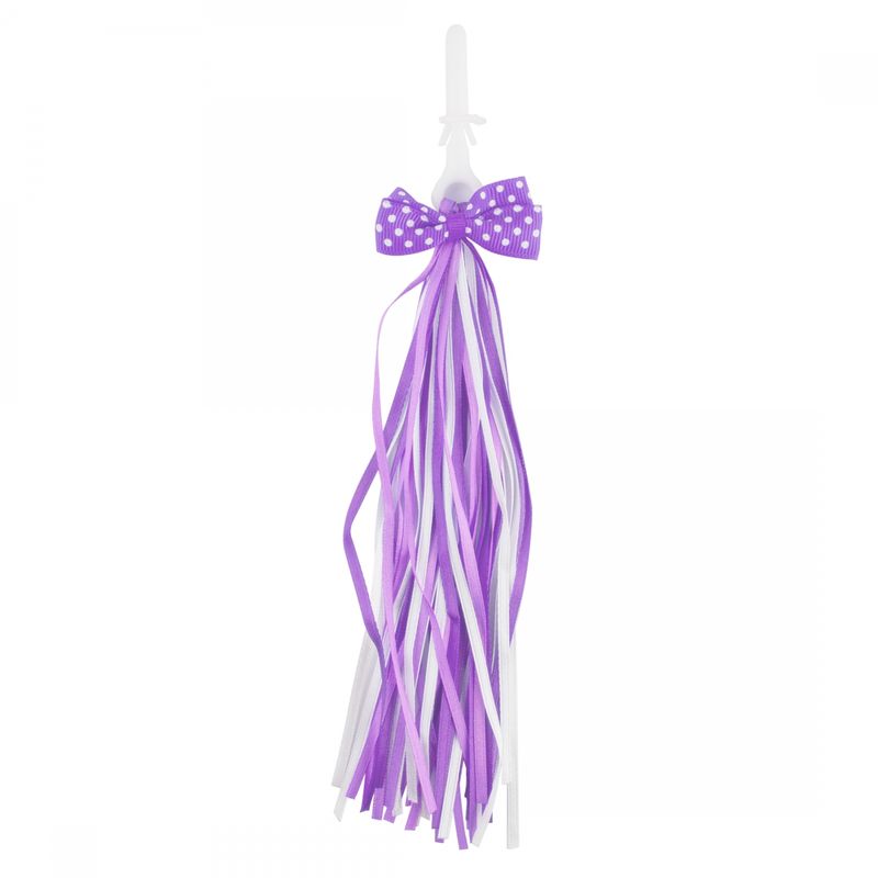 STREAMERS SATIN BOW PURPLE