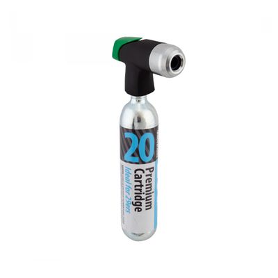 Genuine Innovations Hammerhead Inflator: Includes 20g Threaded CO2 Cartridge