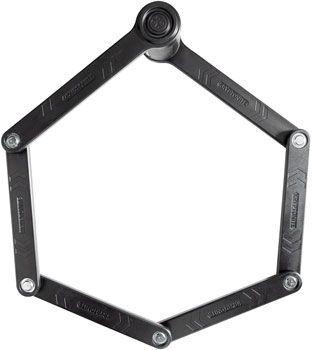 LOCK KRY LINK FOLDING KEEPER 510 KEY 100cmx3mm BK w/BRKT