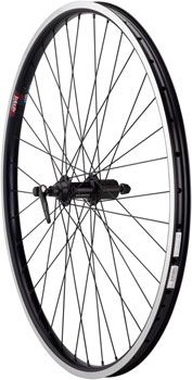Rueda Trasera Quality Wheels Value HD Series - 700, QR x 130mm, Freno de Llanta, HG 11, Negro