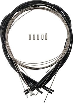 Campagnolo Ultra Low Friction Cable and Housing Set for Brakes and Derailleurs, Black