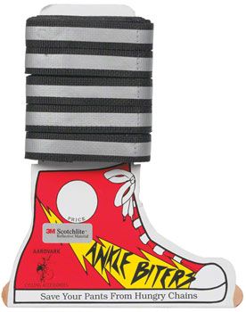 Aardvark Ankle Biters Reflective leg bands Black Each
