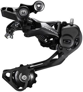 Shimano Deore RD-M6000-SGS Rear Derailleur - 10 Speed, Long Cage, Black