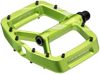 Pedales RaceFace Aeffect R - Plataforma, Aluminio, 9/16", Verde