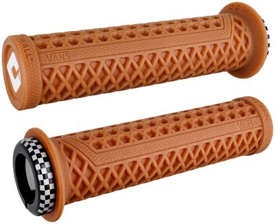 GRIPS ODI LOCKON BONUS MTN VANS V2.1 GUM/BK-CHKR-CLAMP 130mm