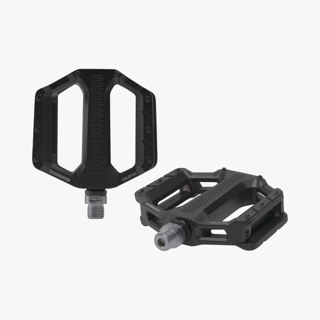 SHIMANO PEDAL, PD-EF202, FLAT, W/O REFLECTOR, BLACK