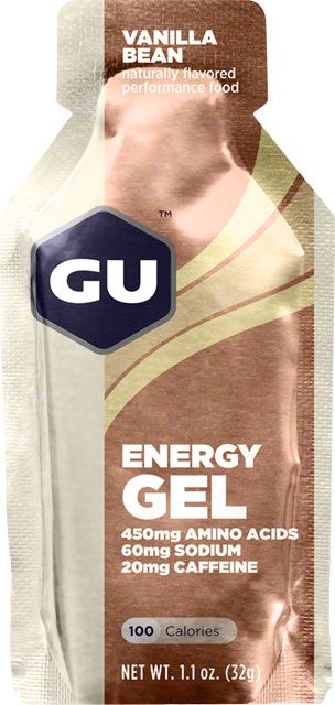 GU Energy Gel, Vanilla Bean,  Single Pkt