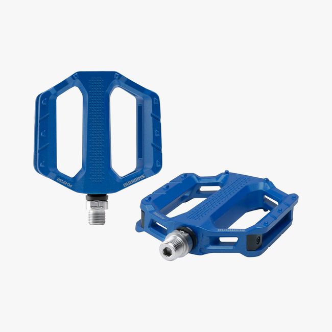 SHIMANO PEDAL, PD-EF202, FLAT, W/O REFLECTOR, BLUE